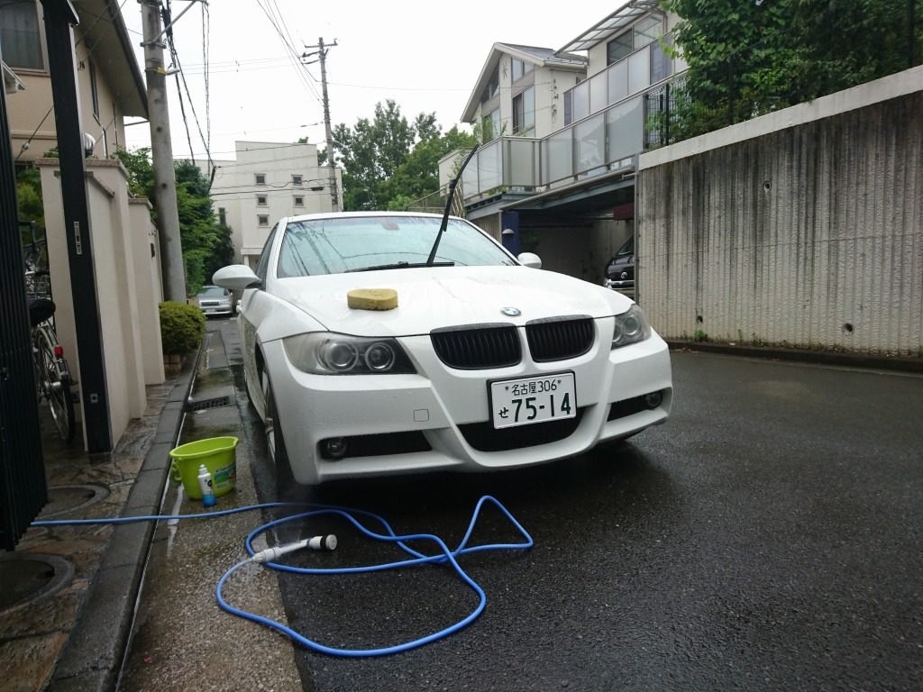 雨の日の洗車